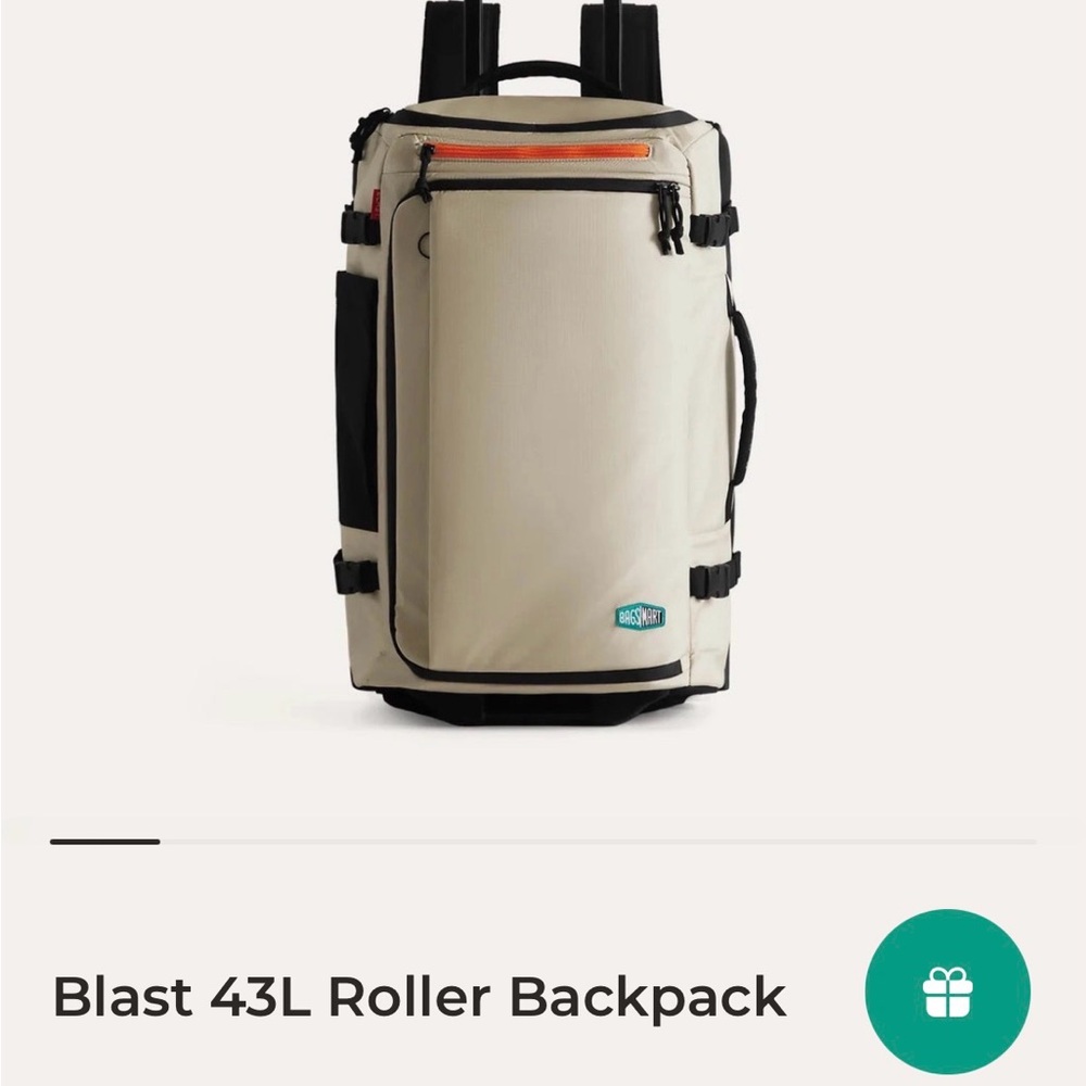 Blast 43L Roller Backpack - Beige